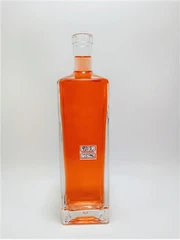 750 ml kvadratne prozirne staklene boce